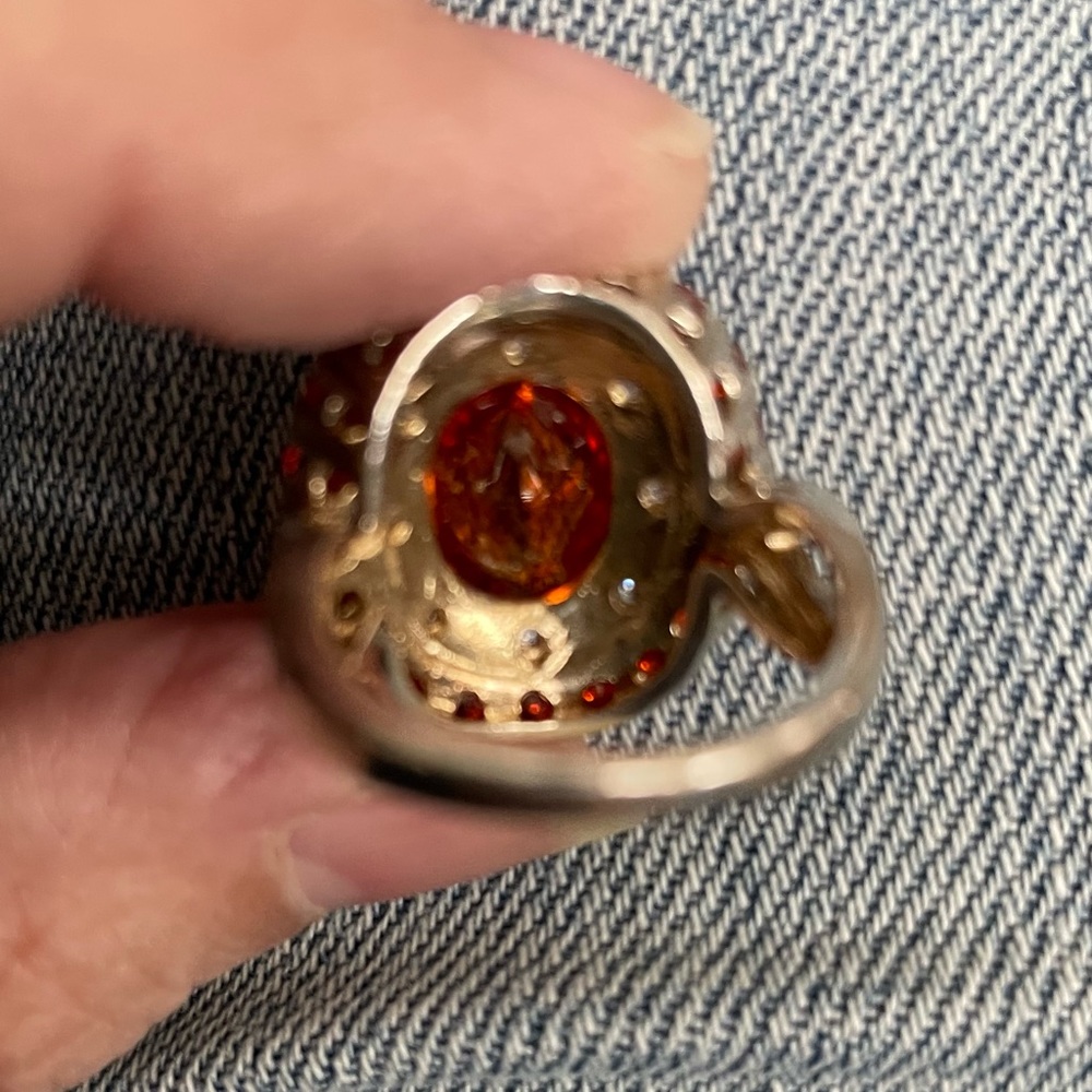 Spessartine Garnet Ring - Picture 5 of 6